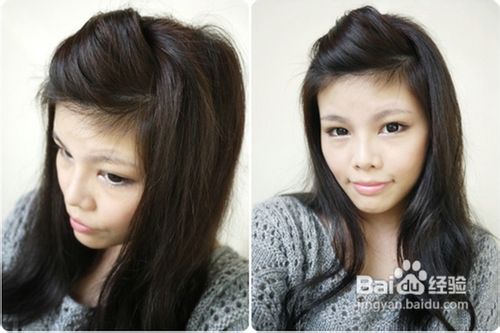 如何把刘海梳上去