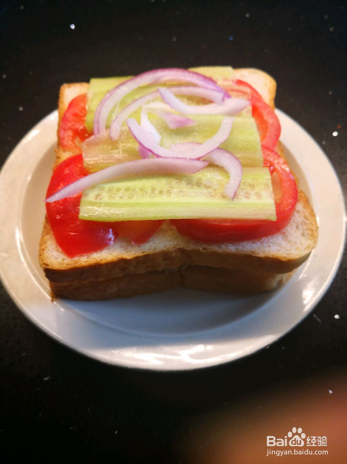 自制低脂卤肉三明治的做法