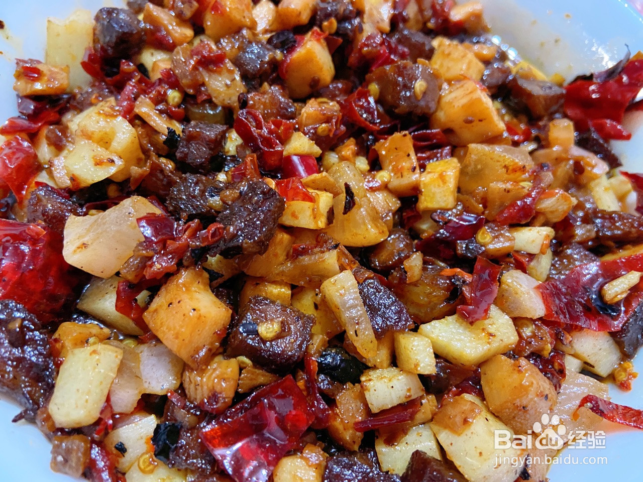 笋丁牛肉酱的做法