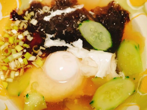 黄瓜鸡蛋紫菜汤