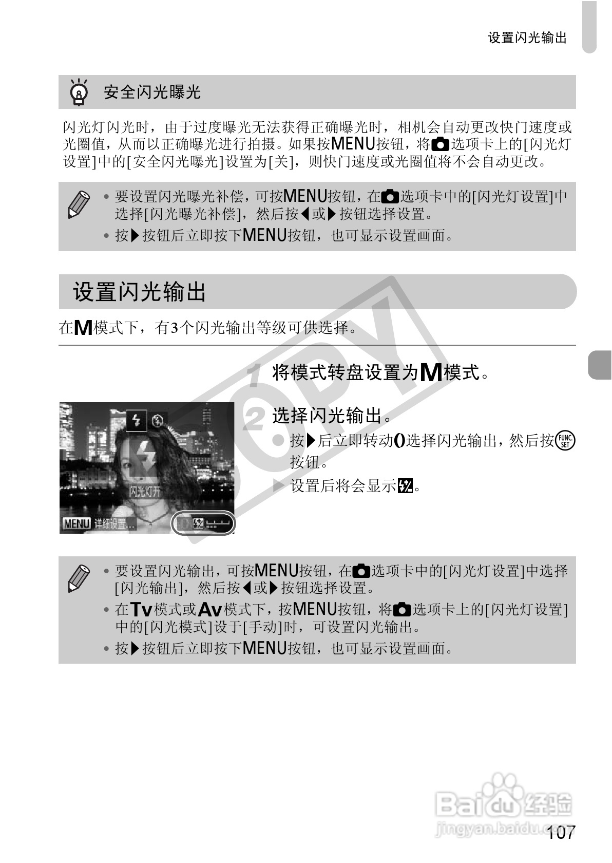 佳能PowerShot S95数码相机使用说明书:[11]
