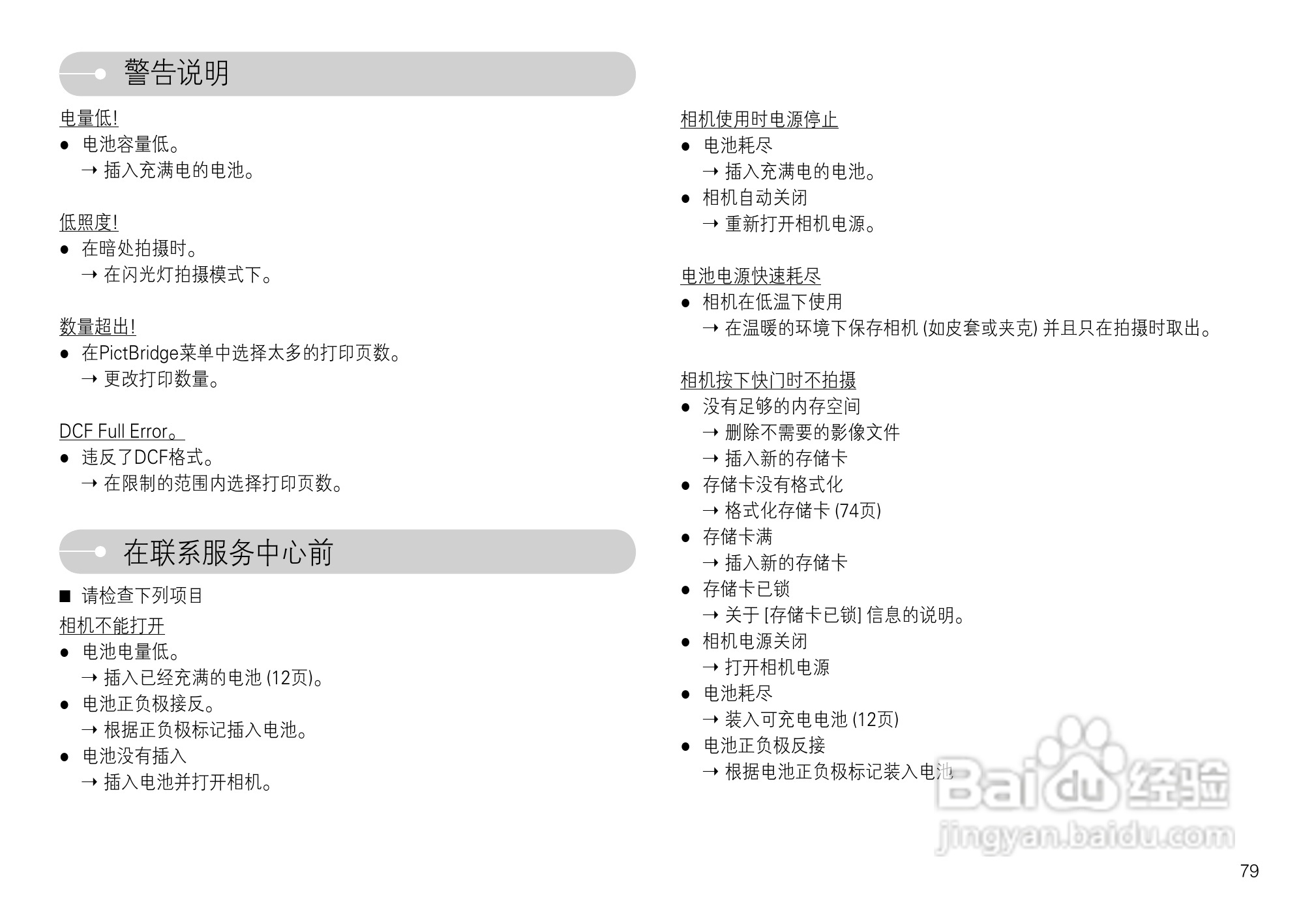 三星L74数码相机使用说明书:[8]