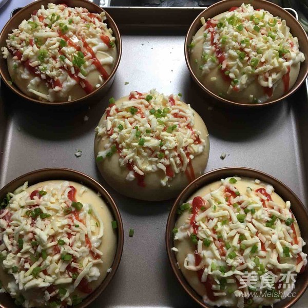 葱香芝士包的做法