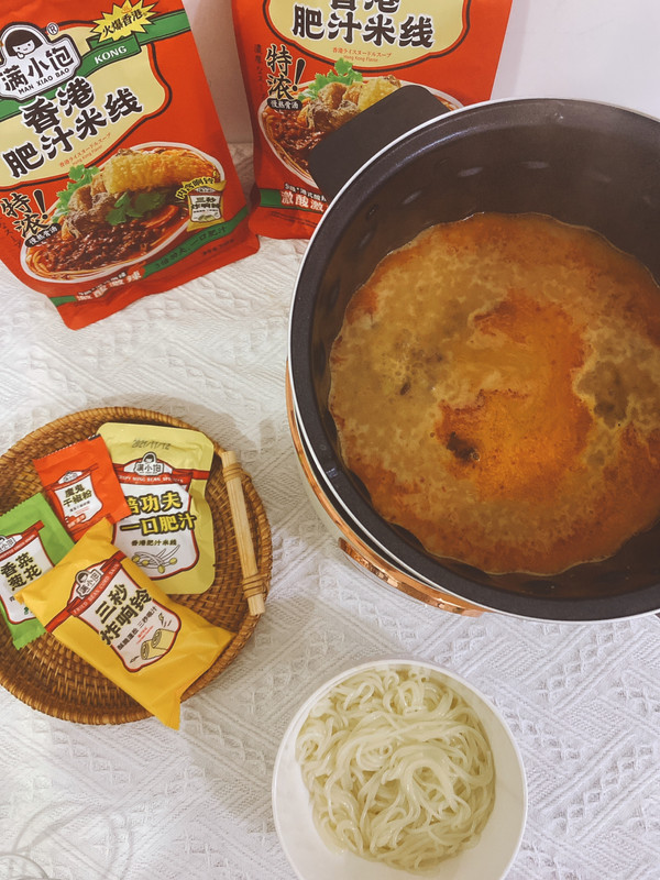 这肥汁米线也太太太好吃了