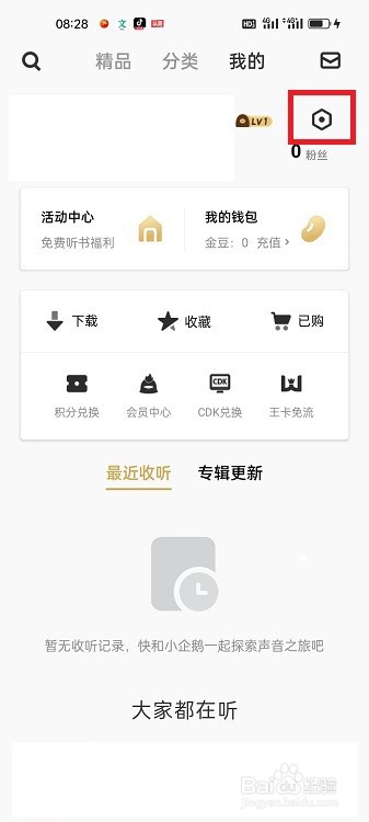 企鹅FM怎么开启皮肤跟随系统设置
