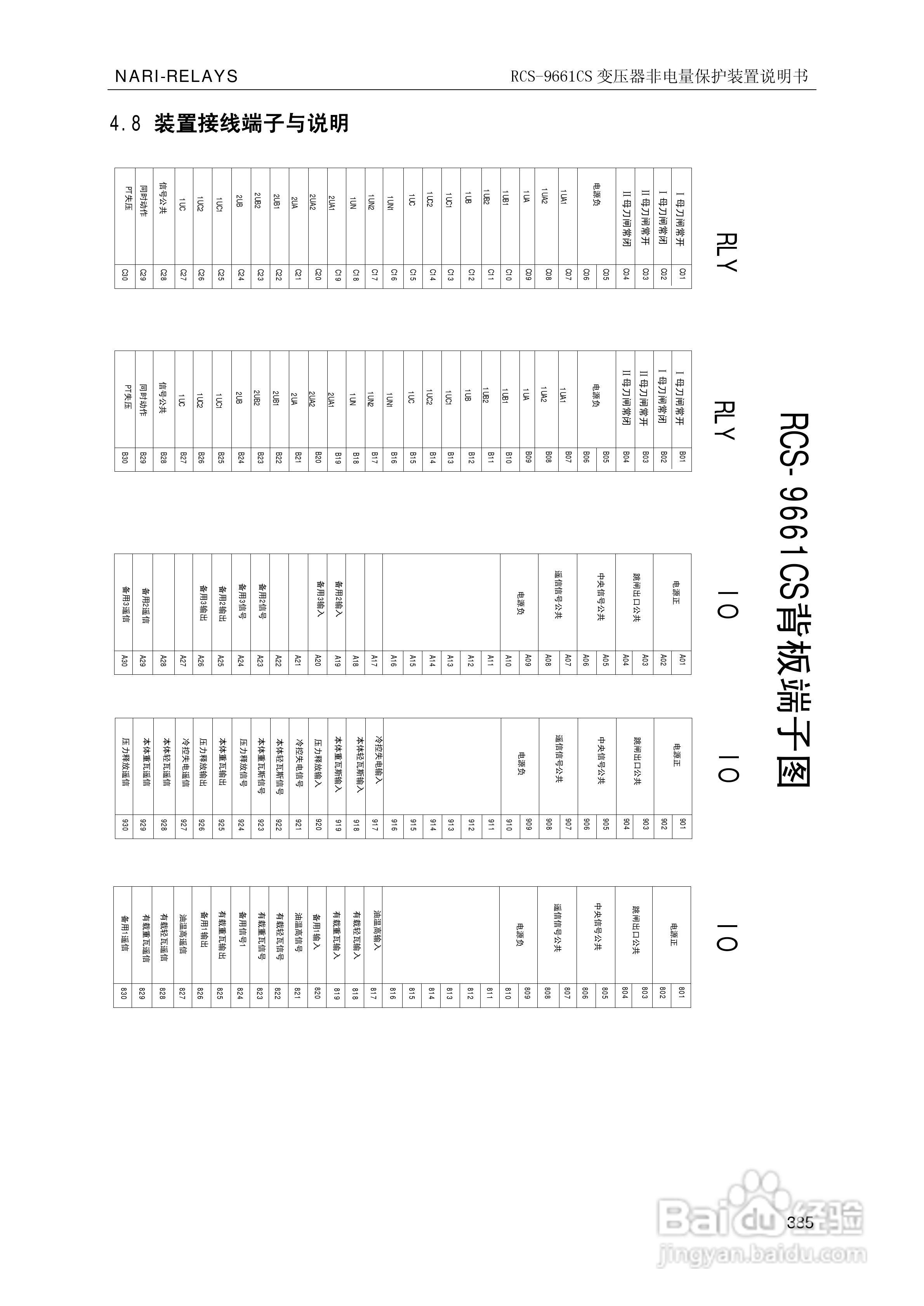 南瑞继保RCS-9681CS变压器后备保护测控装置说明书:[40]