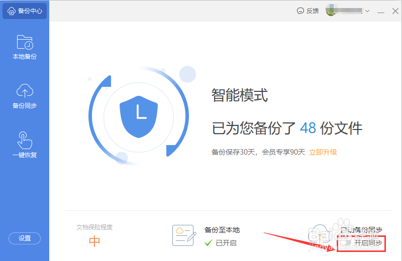 wps文字如何启用自动备份同步