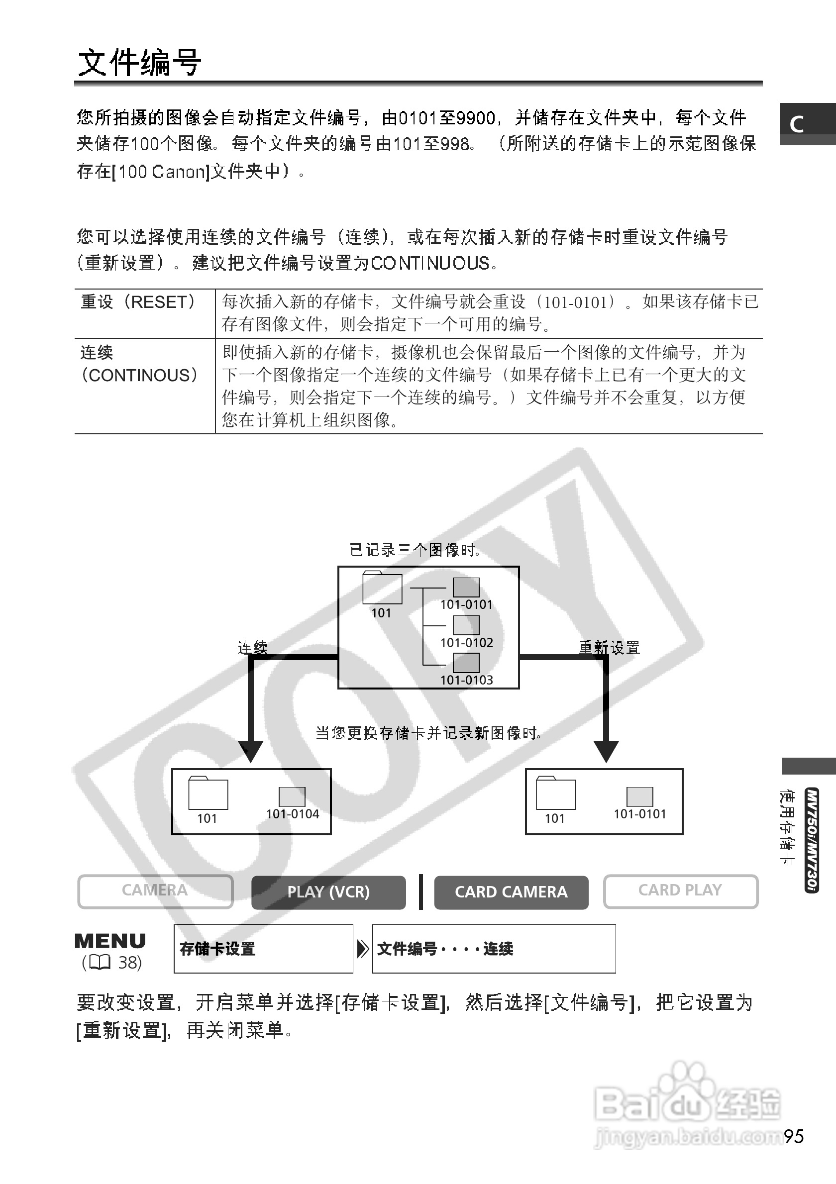 佳能MV700i数码摄像机使用说明书:[10]