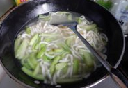 #美食#丝瓜鸡蛋乌冬面做法