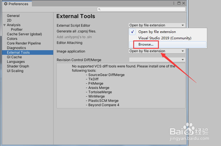 unity 3d如何设置默认的编程语言