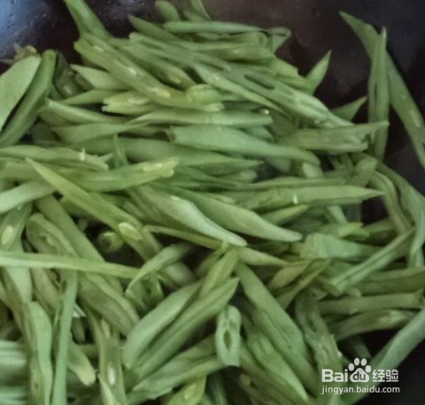 蒜香四季豆的做法