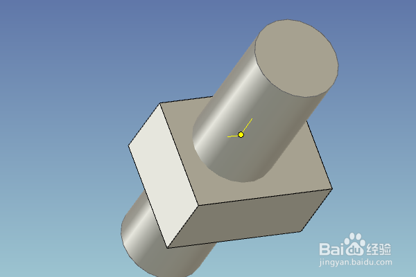 caxa三维设计训练三十一之布尔创建孔