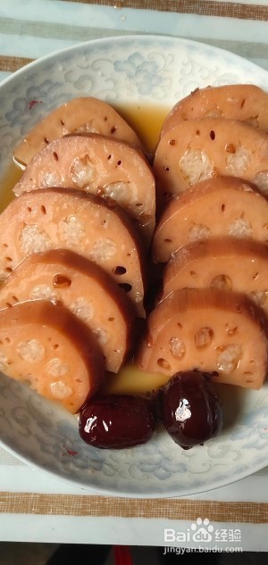 食补佳品糯米藕的做法