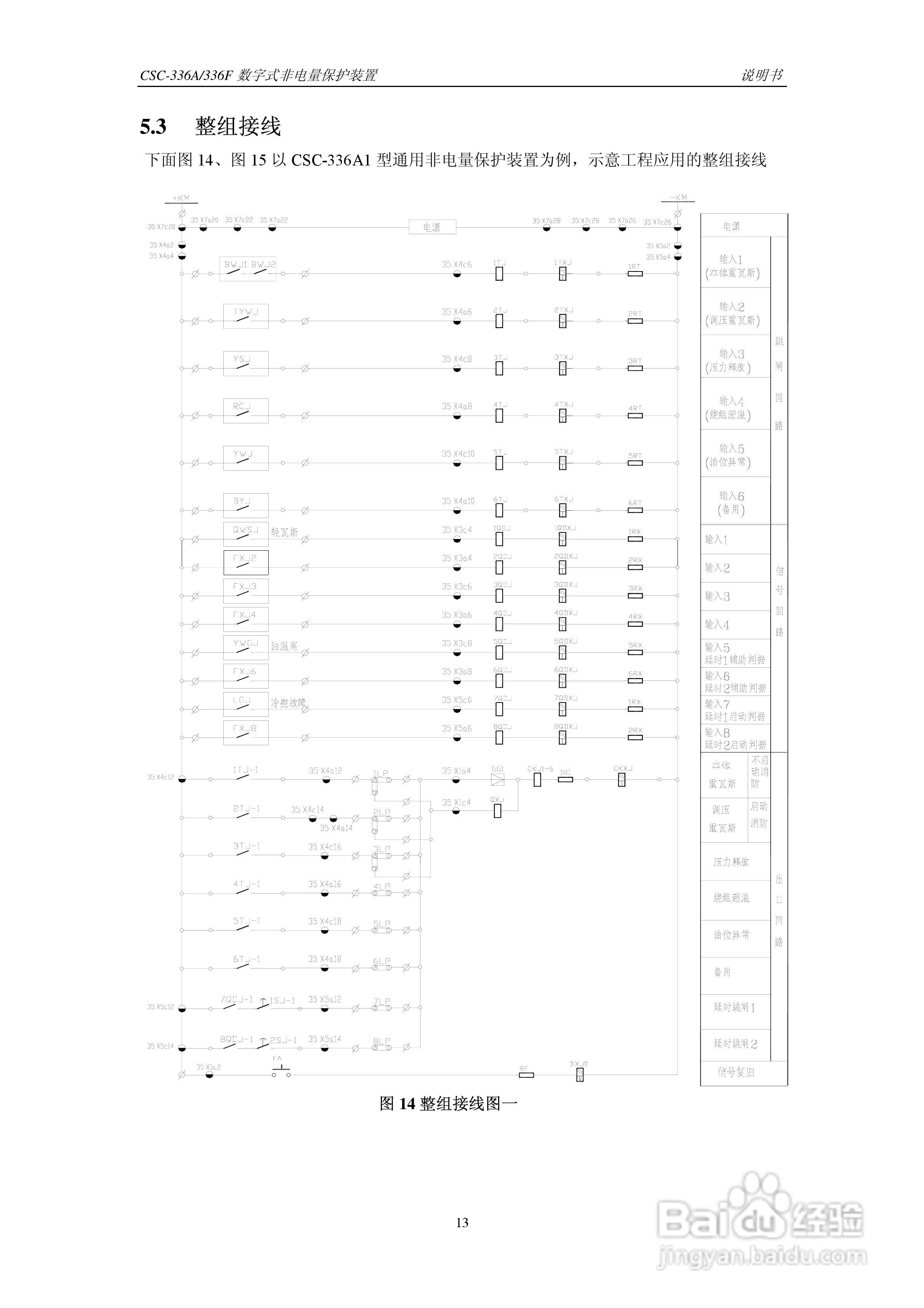 CSC-336A(F)数字式非电量保护装置说明书:[2]
