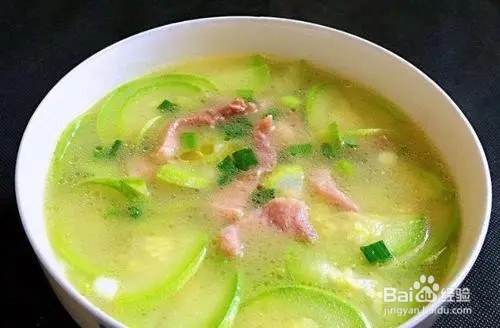 茭瓜猪肝汤