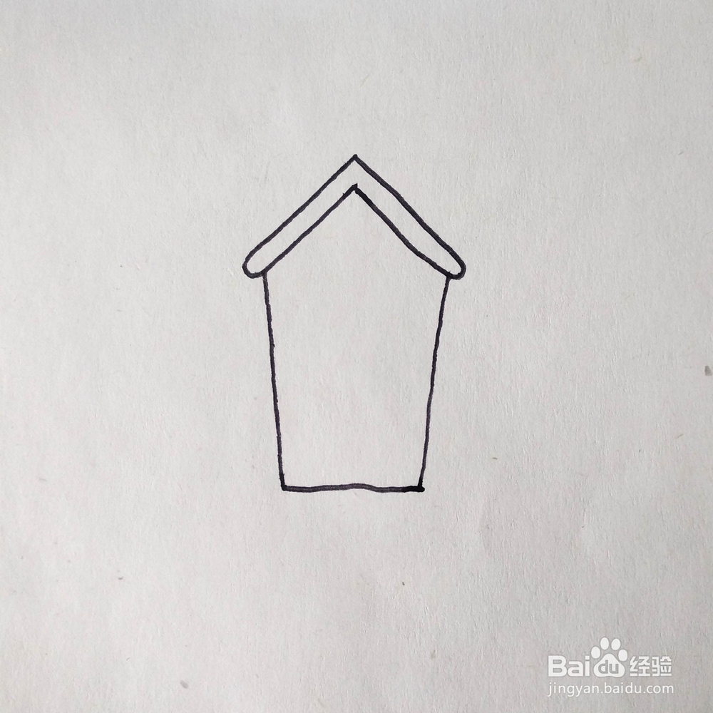 怎么画好看的学校建筑卡通简笔画?儿童画教程