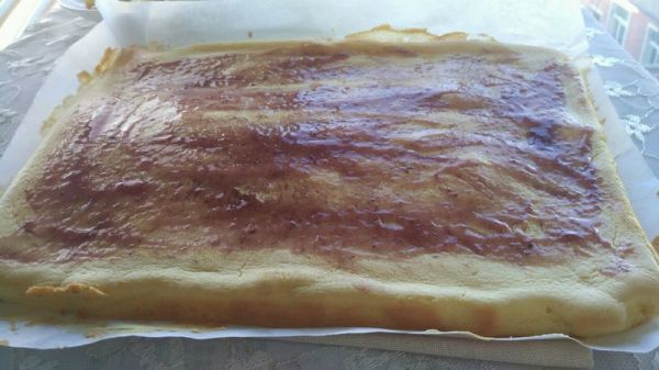 印花豆浆蛋糕卷