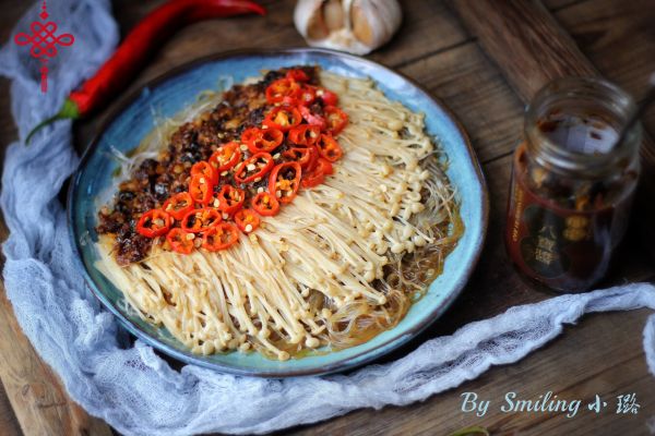 八宝酱蒜蓉粉丝金针菇