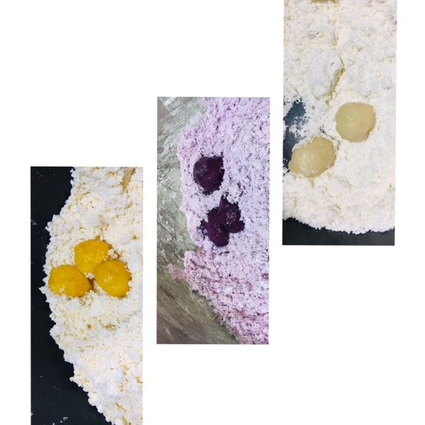 自制Q弹三色芋圆