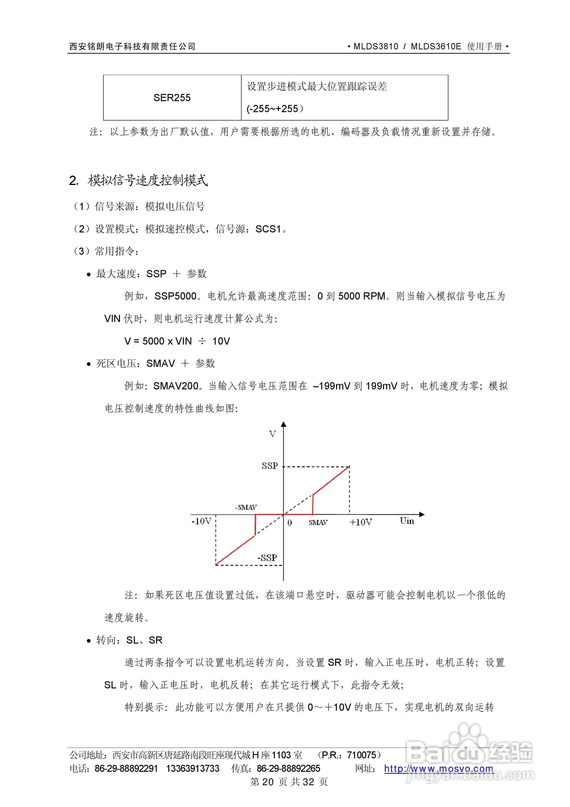 铭朗科技MLDS3610直流伺服驱动器说明书:[3]
