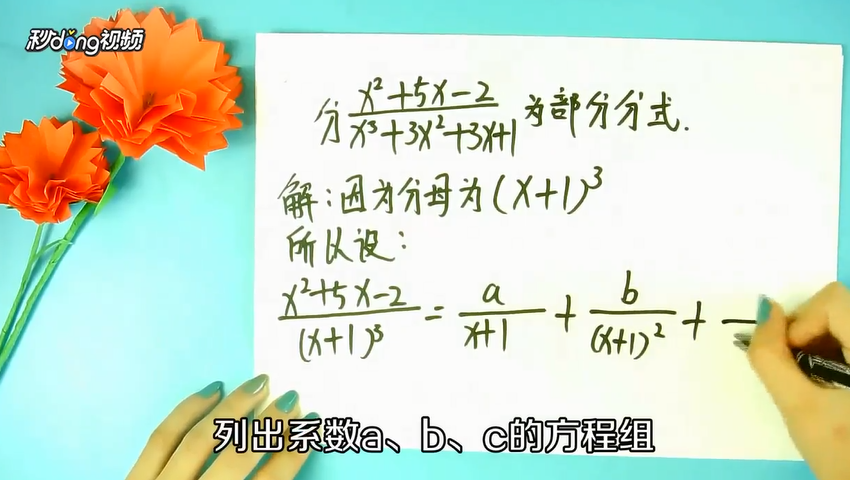 怎样将部分分式展开