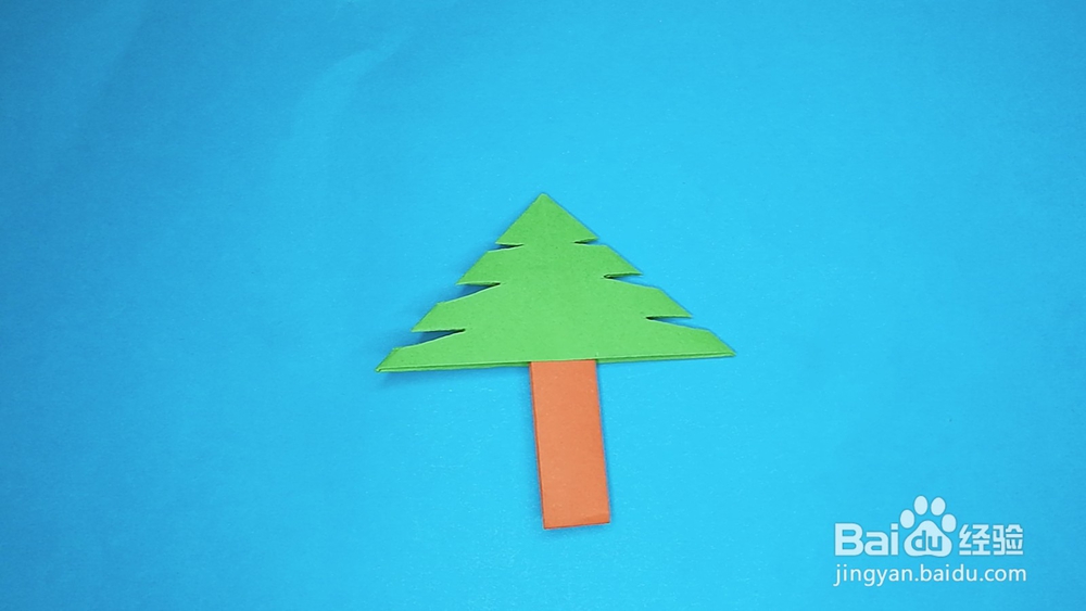 折纸：小壮手工怎么折圣诞树书签