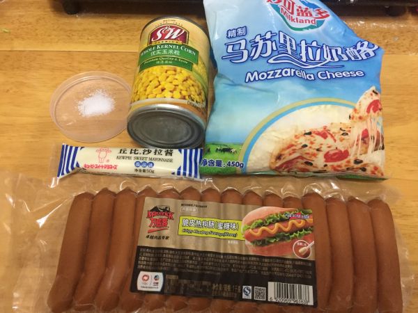 玉米香肠辫子包