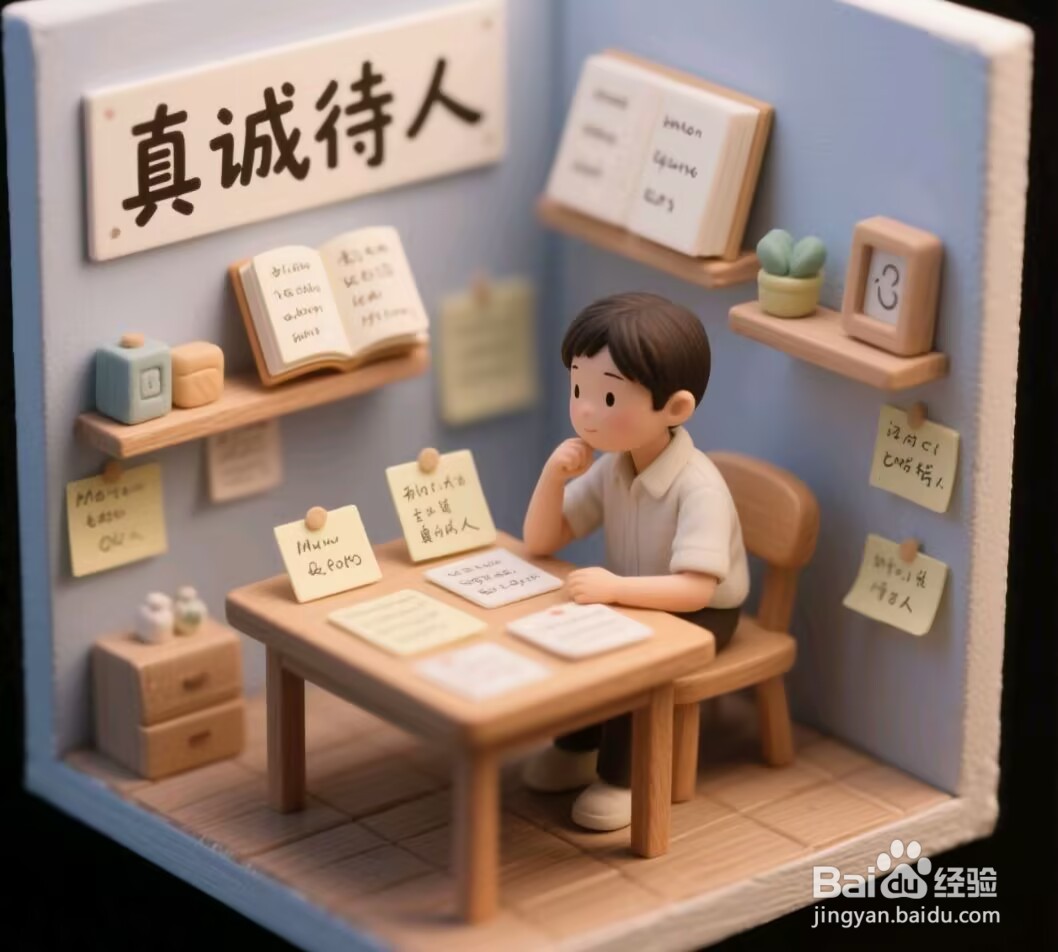 如何成为一个真诚的人？