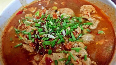 又香又辣的水煮肉片