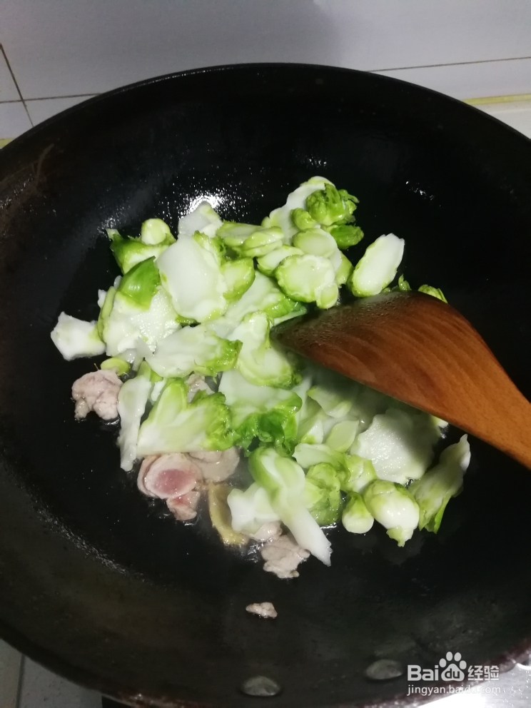 老厨师教你做儿菜炒肉片