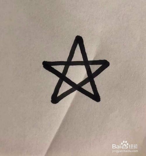 五角星简笔画怎么画；怎么画五角星可以一笔画成