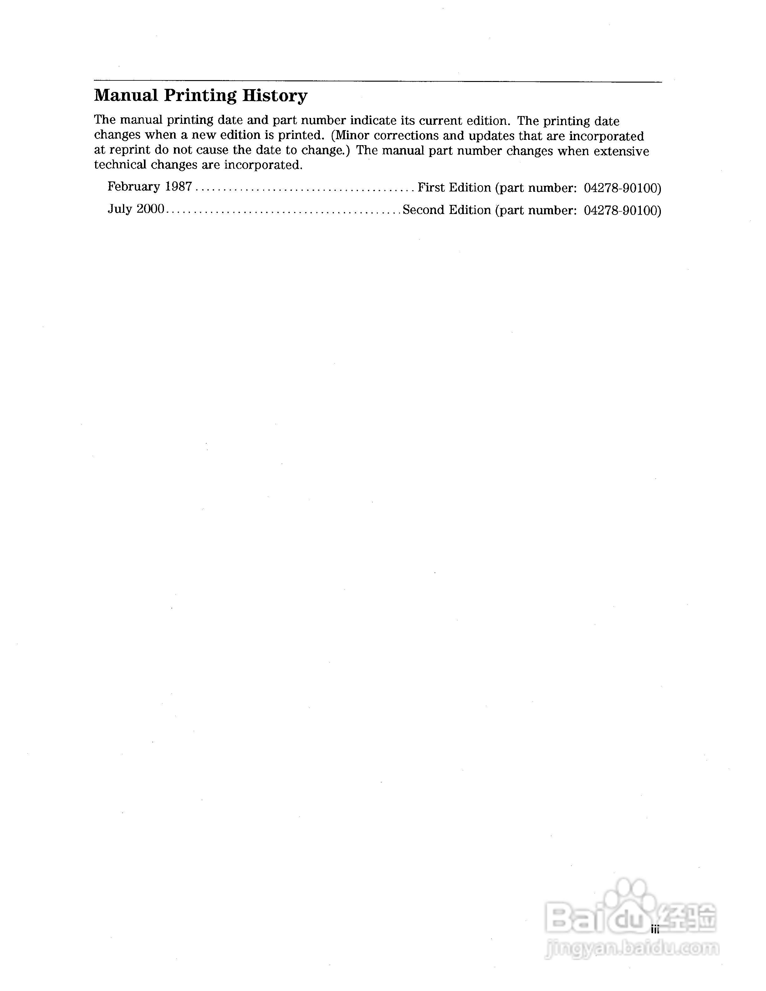 HP 4278A测试电桥使用说明书:[1]