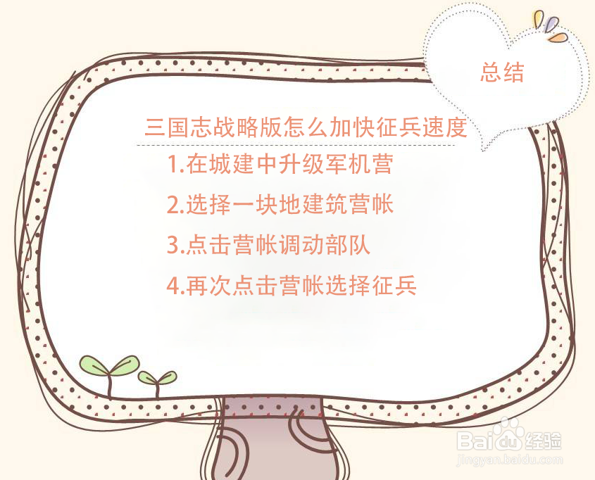 三国志战略版怎么加快征兵速度