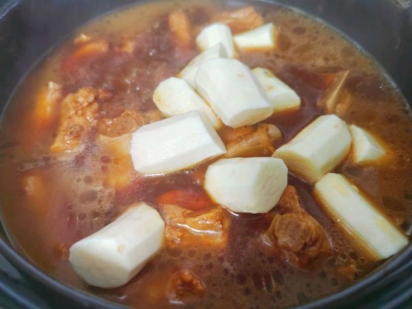 桂花糖醋山药排骨