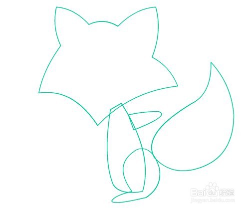 flash如何绘制一只拟人化的狐狸