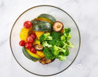 鸡胸肉烤时蔬制作方法