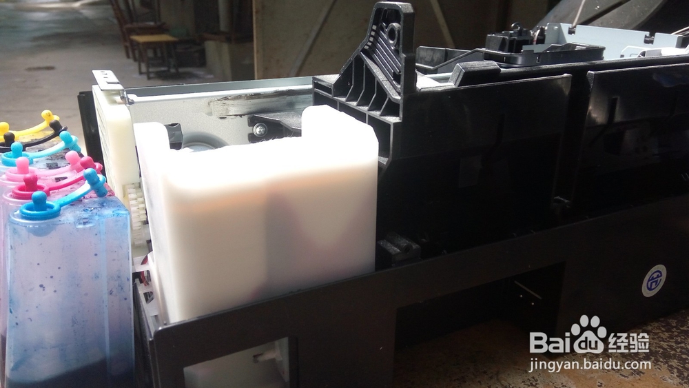 EPSON爱普生R330喷墨打印机进纸架拆解