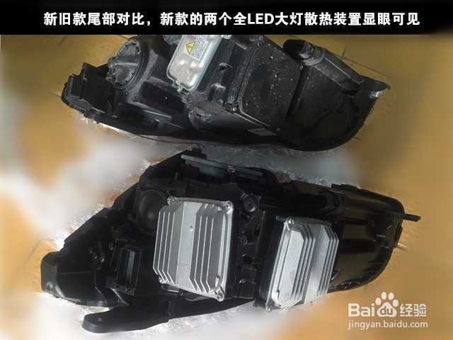 奔驰低配升高配大灯，奔驰CLS全LED高配大灯
