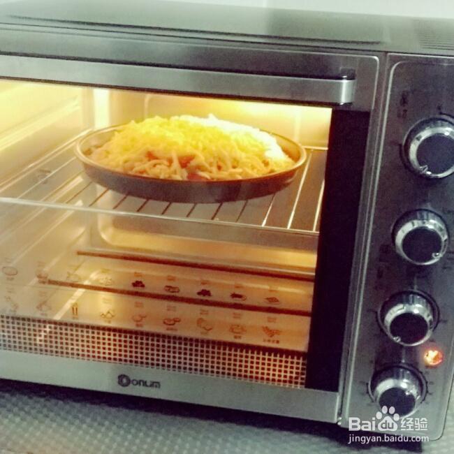 非常简单的火腿披萨