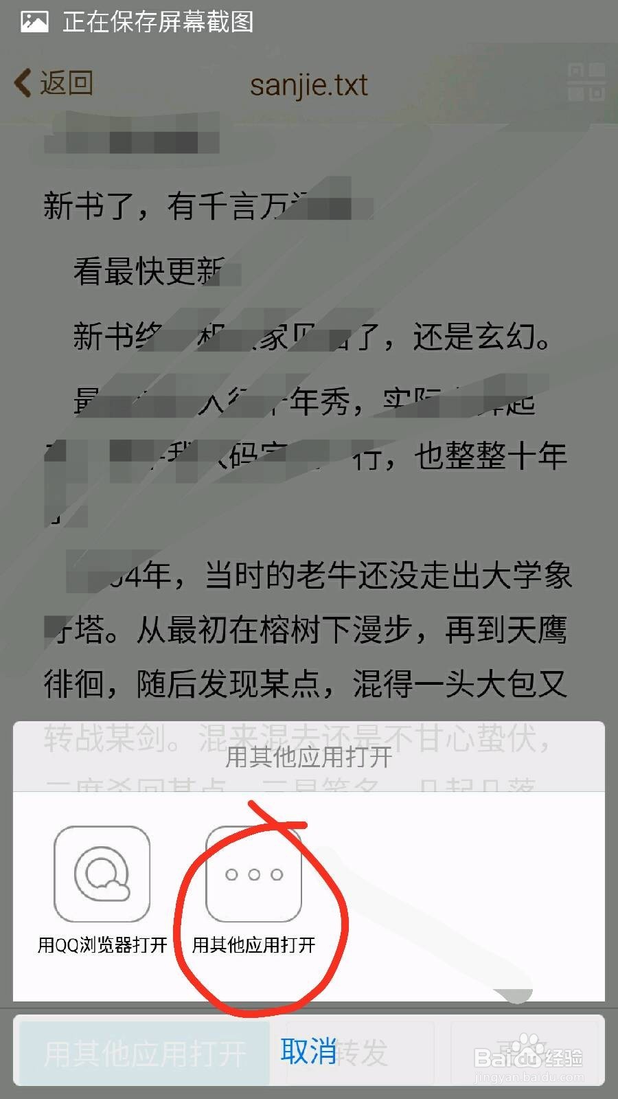 用阅读器阅读txt文件。