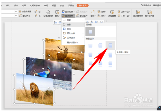 PPT图片组合三维旋转 制作立体图片墙