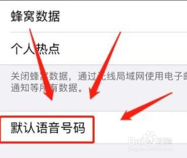 iphone默认主号拨号是什么？