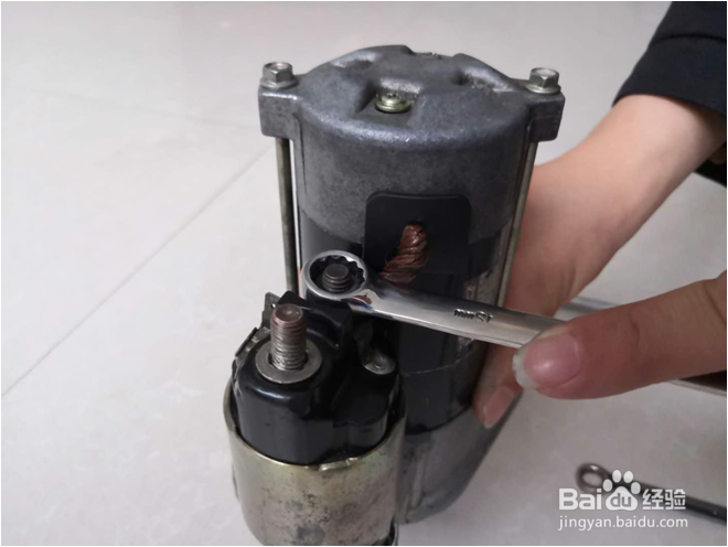 启动机的拆装方法!