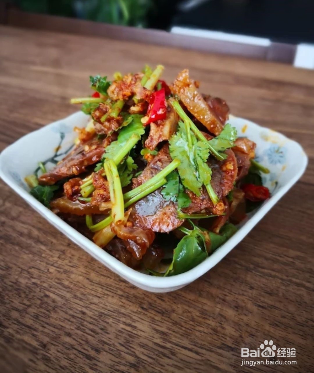 红油香菜拌牛肉详解