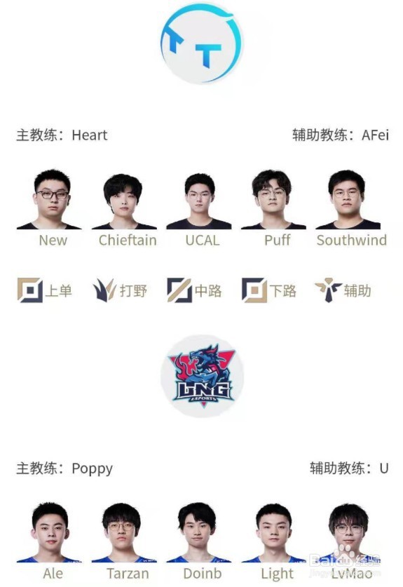 2022LPL春季赛3月4日首发名单