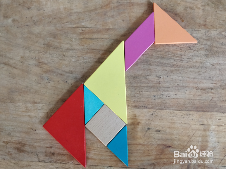 如何用七巧板拼非洲草原上的长颈鹿？