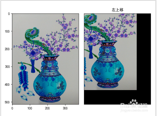 opencv3+python3进行图片平移