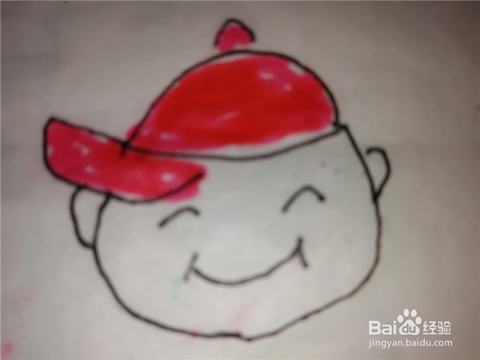 怎么样用简笔画画小男孩