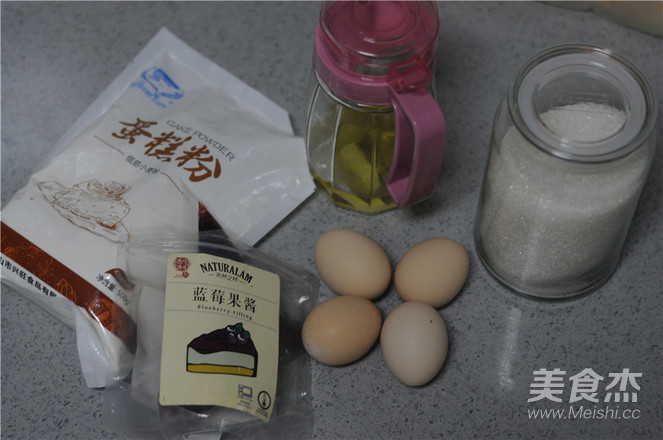 蓝莓小四卷的做法