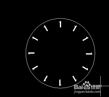 AUTOCAD中制作钟面数字如何环形矩阵